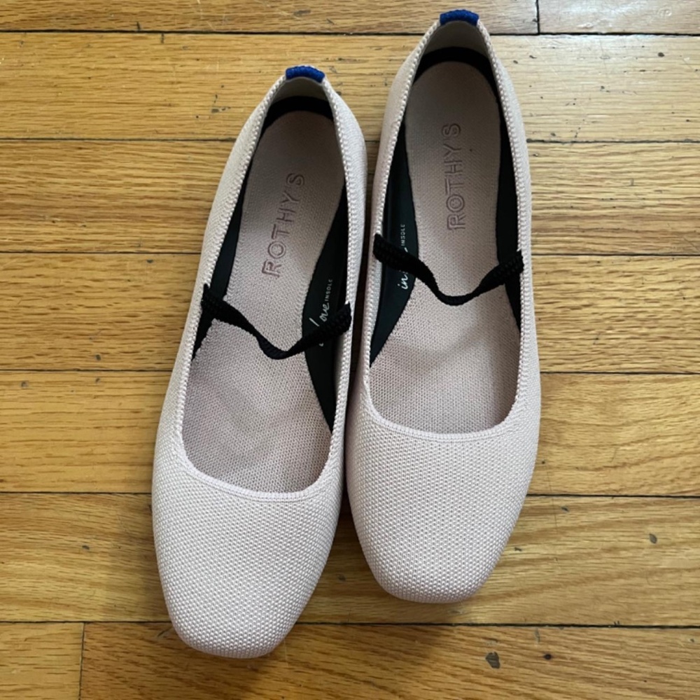 Rothy's Max Square Mary Jane in Ballerina, Size 6.5